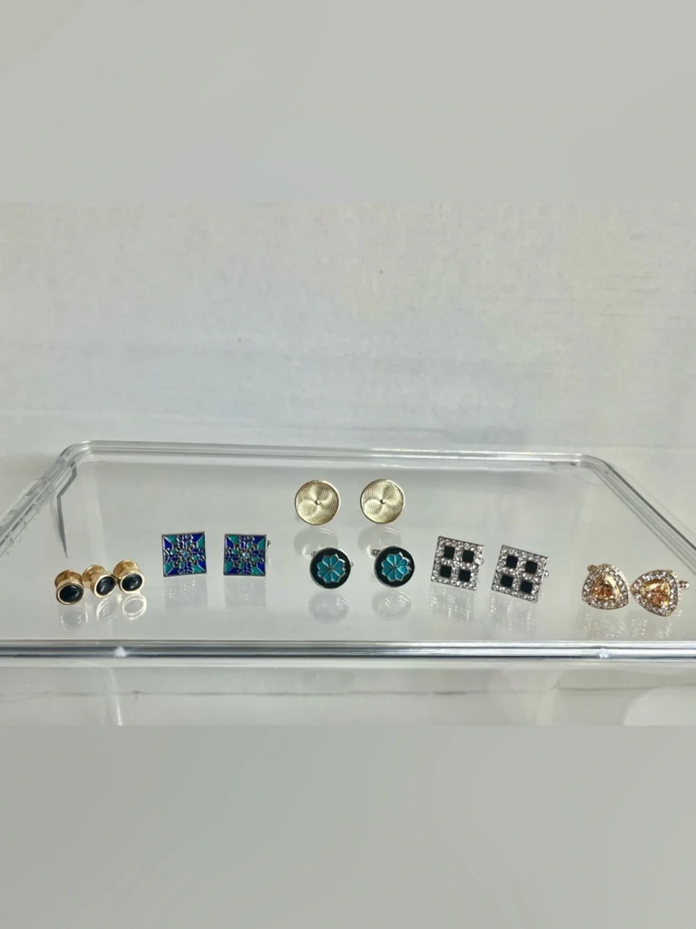 NEW ASSORTED SETS (6) MEN'S CUFF LINKS - HIGH FASHION/WEDDING/PROM